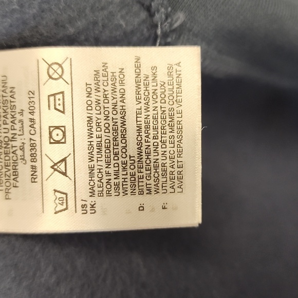 Adidas Men's Navy Blue Emoji Sweatshirt Hoodie Smiley Face Size XL - Picture 10 of 11